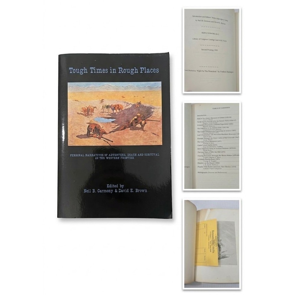 Tough Times in Rough Places 1995 Western Frontier History High Lonesome Books